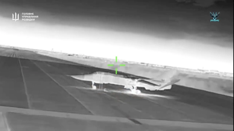 Ukraine destroys Russian Su-24 tactical bomber in occupied Crimea, intelligence agency says 